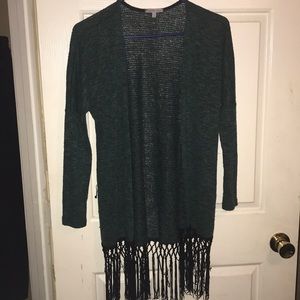 Cardigan green Charlotte Russe